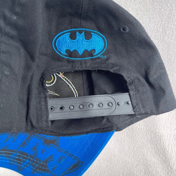 Batman Hat Boys Adjustable Black Snapback Cap Embroidered‎ Superhero DC Comics - Picture 11 of 12
